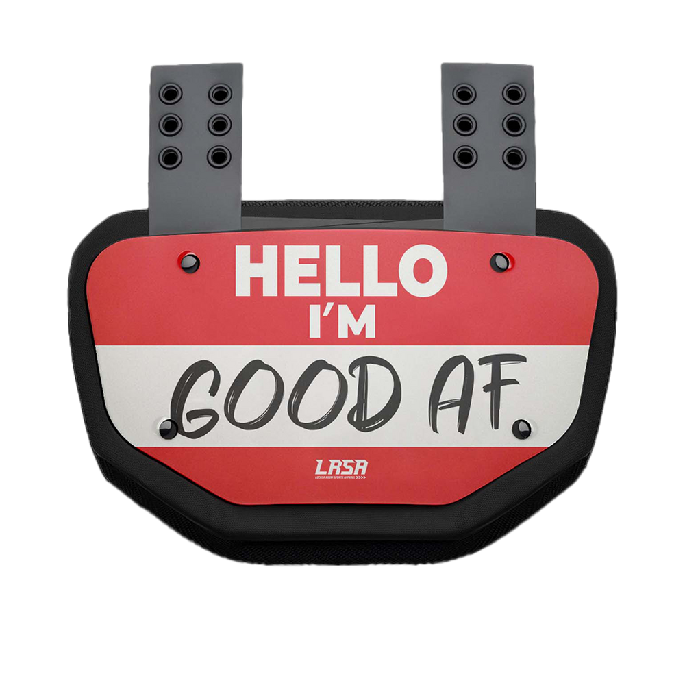 "Good AF" Electroplated Back Plate